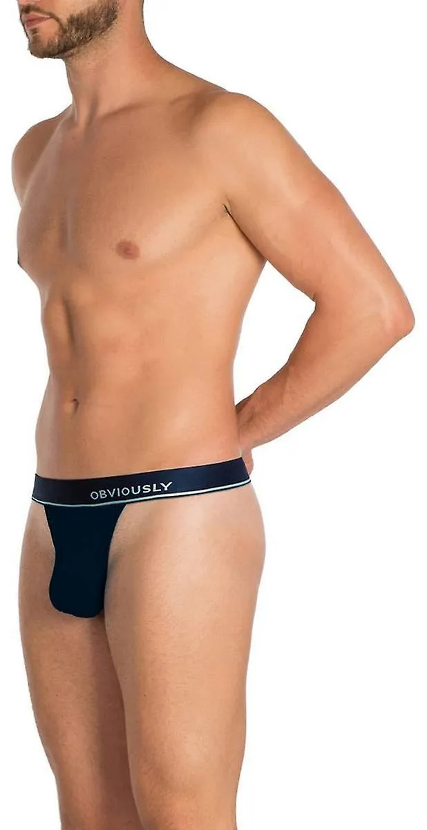 OBVIAMENTE PRIMEMAN ANATOMAX THONG  MIDNIGHT NAVY