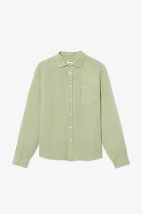 OLIVE LINEN SHIRT