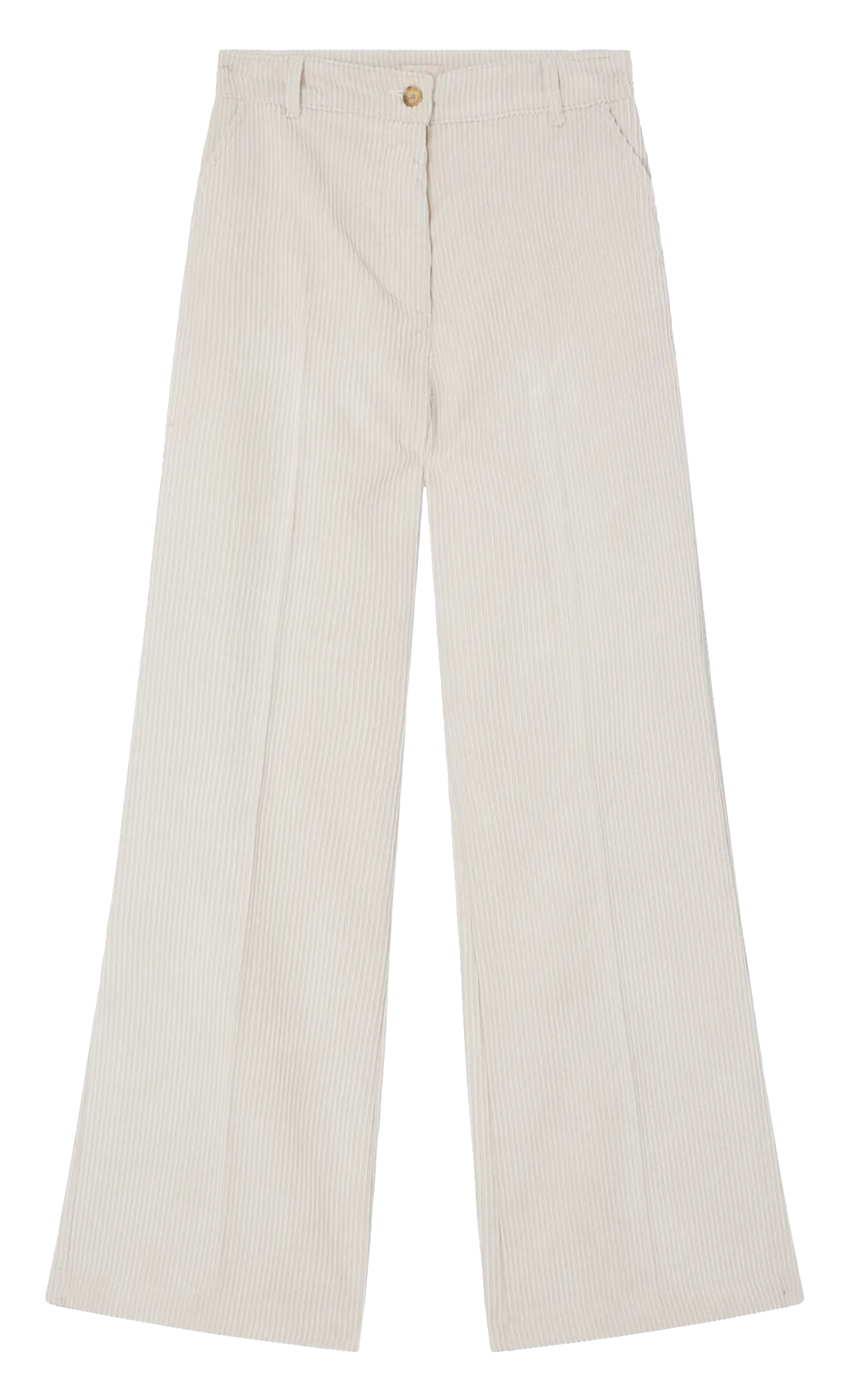 PABLO NADIA - Pantalón capri de pana en beige