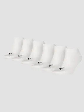 Pack de 6 pares de calcetines unisex 'Puma' - BLANCO