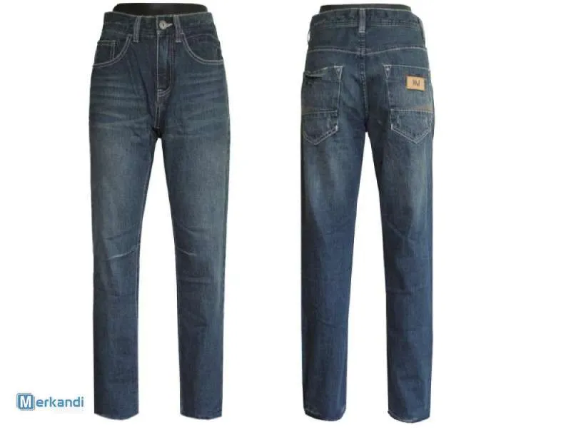 PANTALON JEANS LARGO HOMBRE JEANS 100% ALGODON