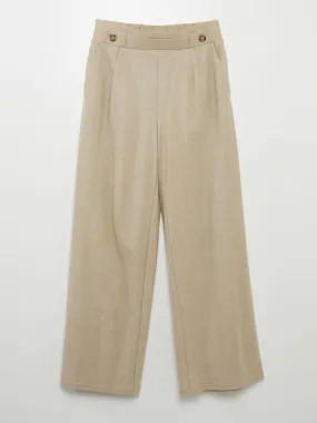 Pantalón ancho 'JDY' - BEIGE