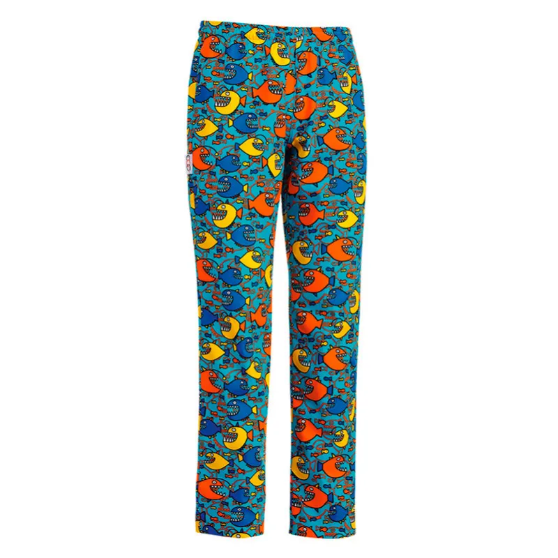 Pantalón de chef estampado Shark - Egochef