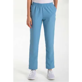 Pantalón de microfibra azul denim con bolsillos - Dyneke