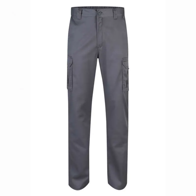 Pantalón de trabajo stretch multibolsillos gris - Velilla 103002S