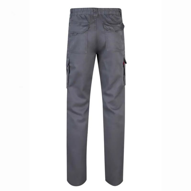 Pantalón de trabajo stretch multibolsillos gris - Velilla 103002S