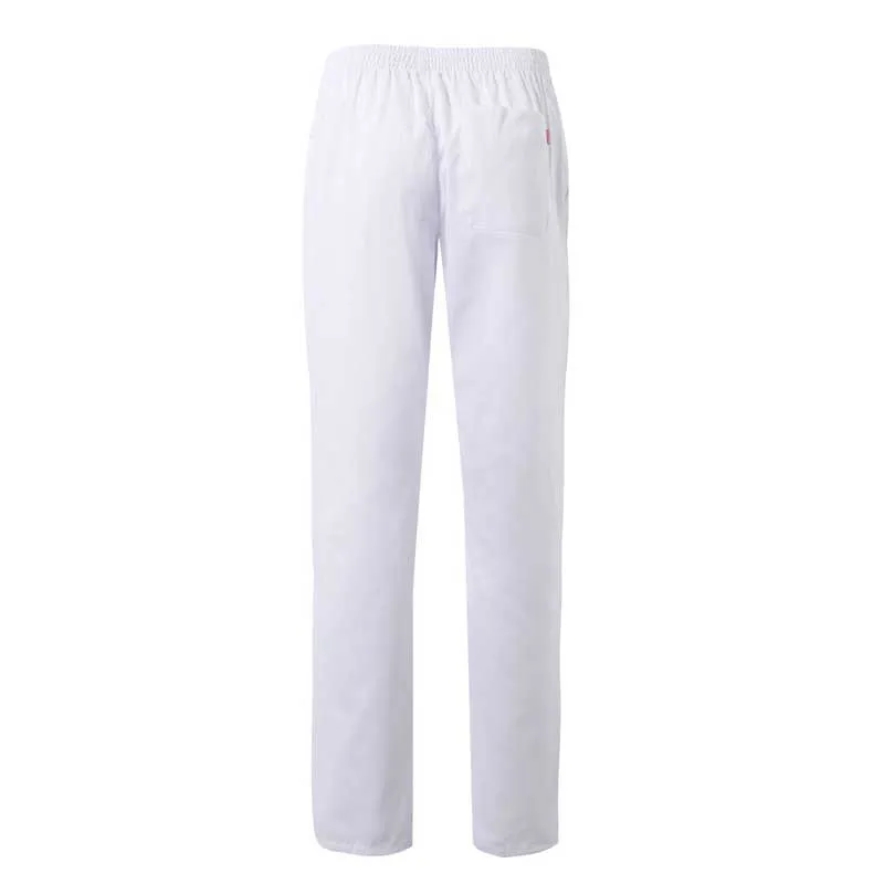 Pantalón pijama blanco con pinzas - Velilla