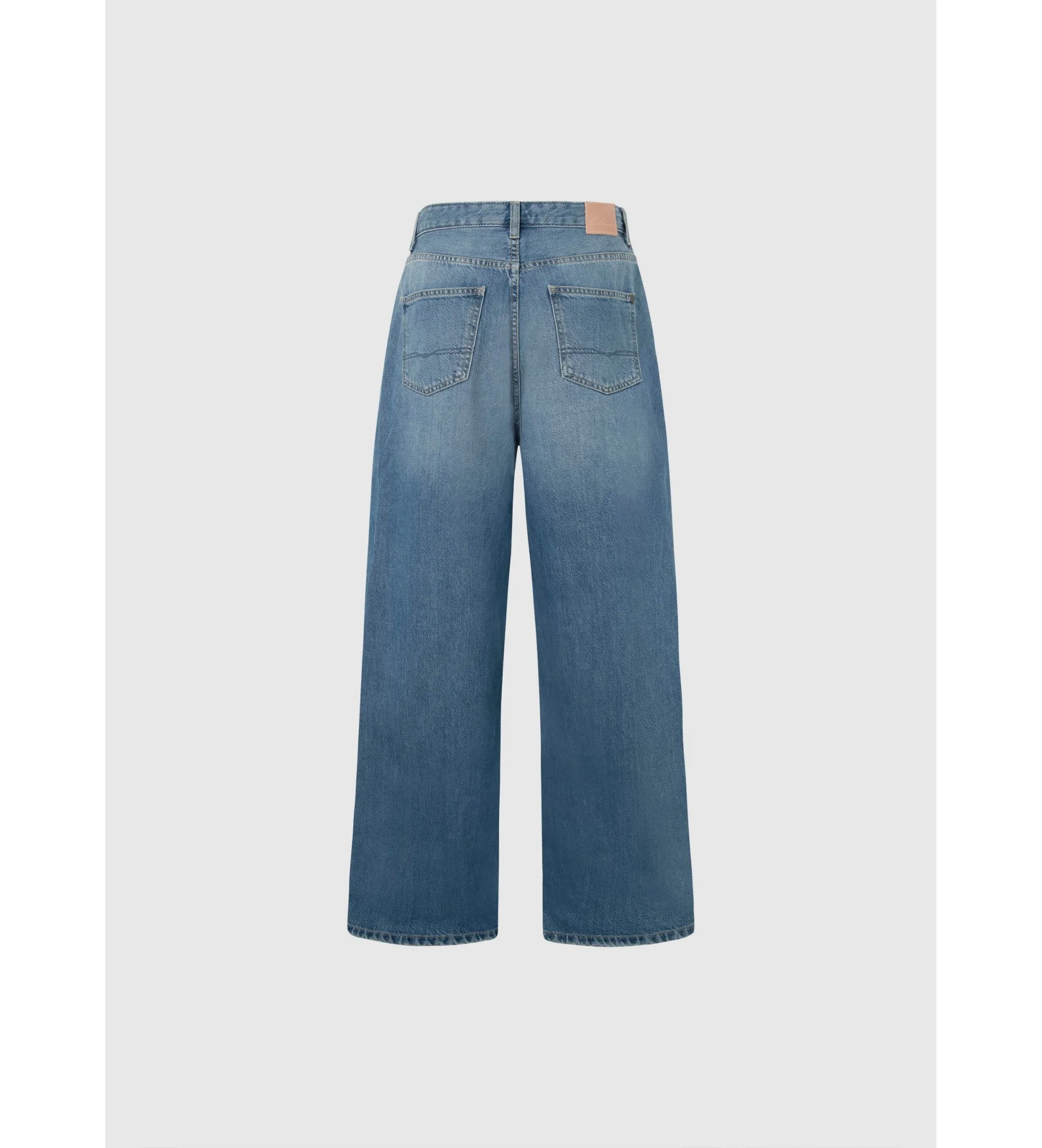 PEPE JEANS JEANS WIDE LEG UHW PLEAT AZUL