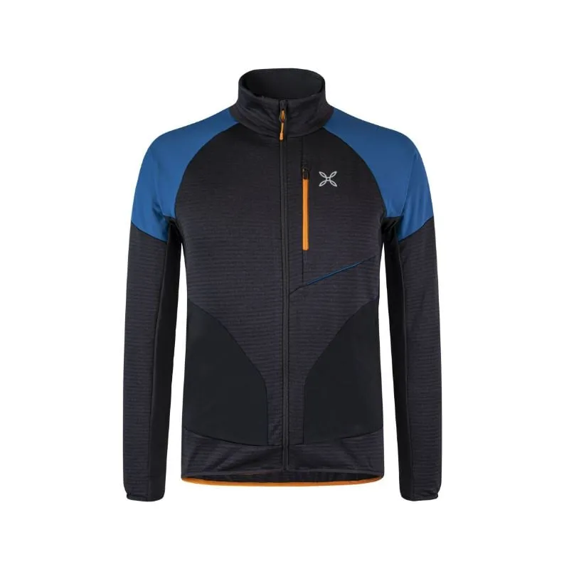 Polar para hombre MONTURA Thermal Grid 2 (Nero/Azul oscuro)