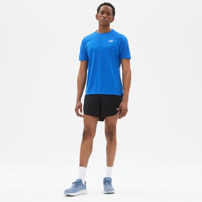 Polera Running Hombre New Balance Impact Run Azul 