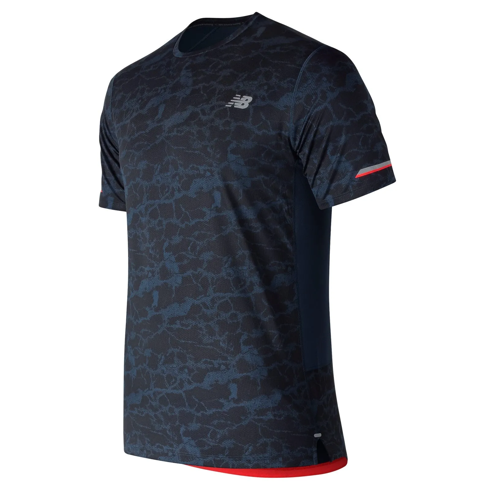 Polera Running Hombre New Balance NB Ice 2.0 Azul Marino 