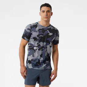 Polera Running Hombre New Balance Printed Accelerate Bicolor