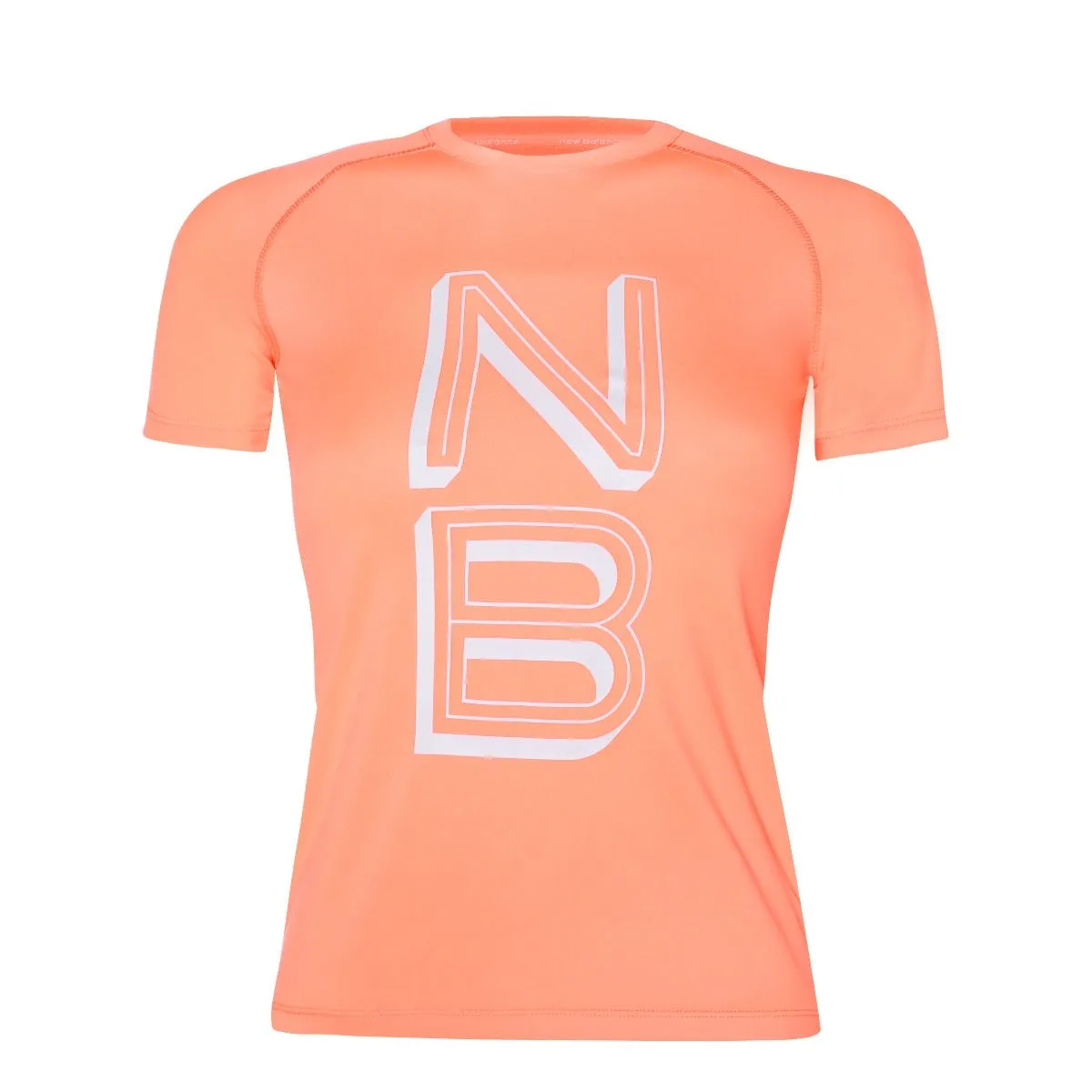 Polera Running Niña New Balance Tenacity Naranja