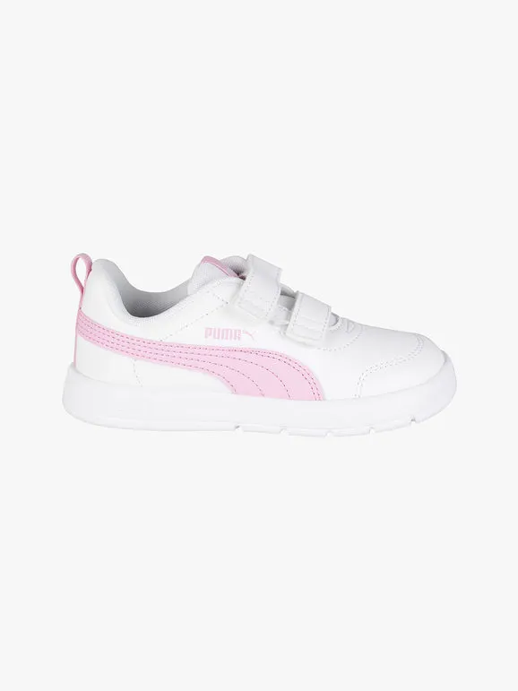 Puma COURTFLEX V3 Zapatillas de niña con roturas