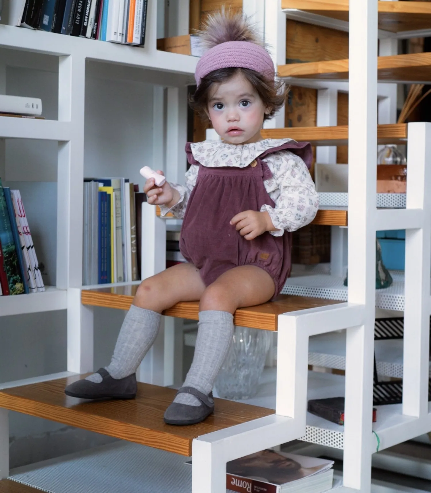 Ranita y blusa para niña coleccion Flores de José Varón