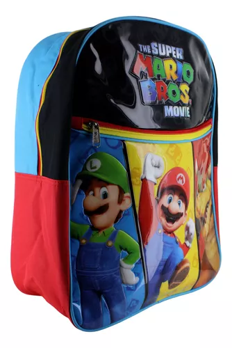 Ruz Mochila Escolar Moda Diseño Super Mario Bros Niño 90701