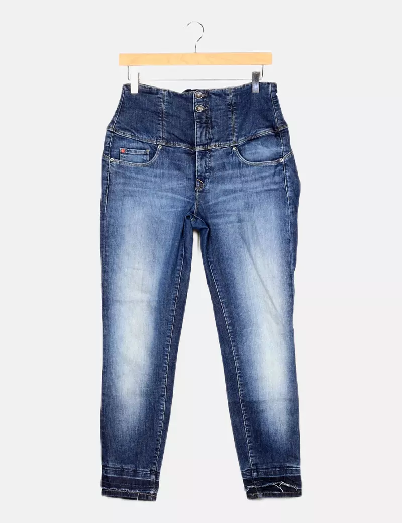 Salsa Jeans Jeans denim azul desgastado MATERNITY