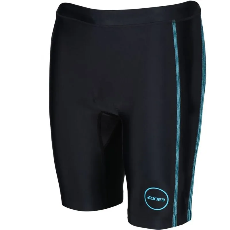 Short de triatlón Zone3 CULOTE TRI ACTIVATE PARA MUJER (NEGRO/TURQUESA)