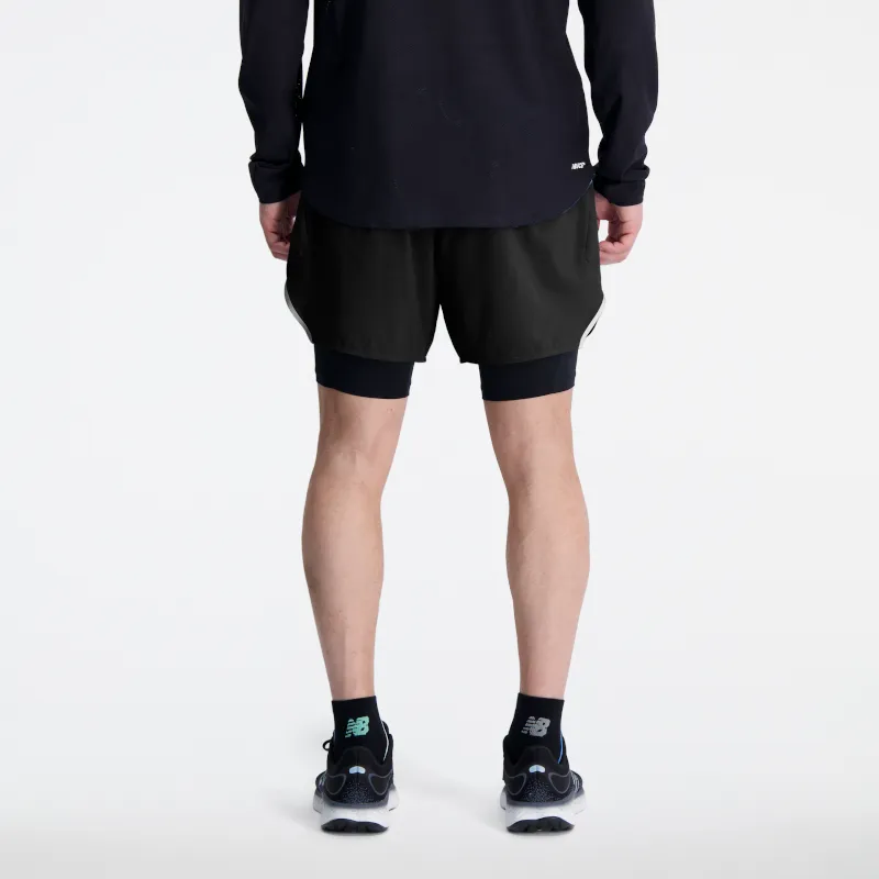 Short Running Hombre New Balance Q Speed ​​6" Negro