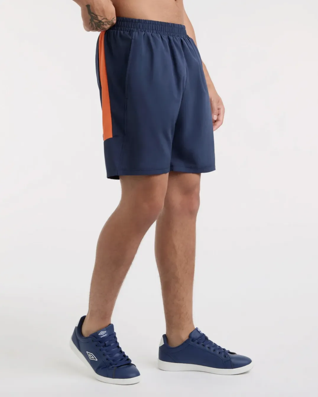 Short Umbro Pro Training Woven Short Dark Navy / Vermilllion Orange