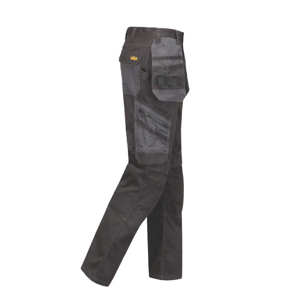 Site Coppell, pantalón con bolsillos de pistolera, negro/gris (cintura 36