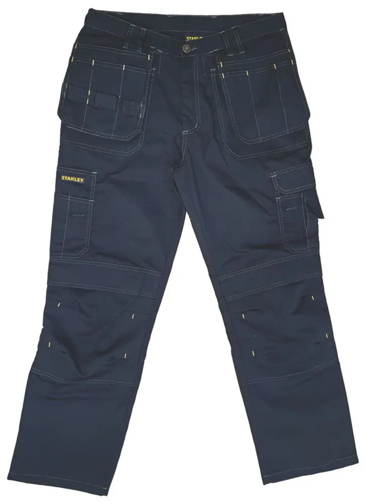 Stanley Huntsville, pantalón de trabajo con bolsillos de pistolera, negro (cintura 38