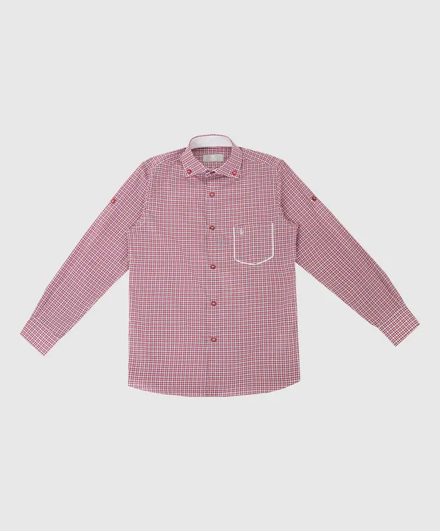 Stefano Ricci Children's checkered shirt