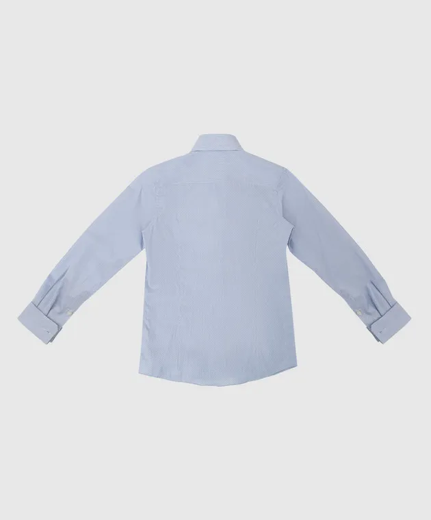 Stefano Ricci Children's light blue shirt