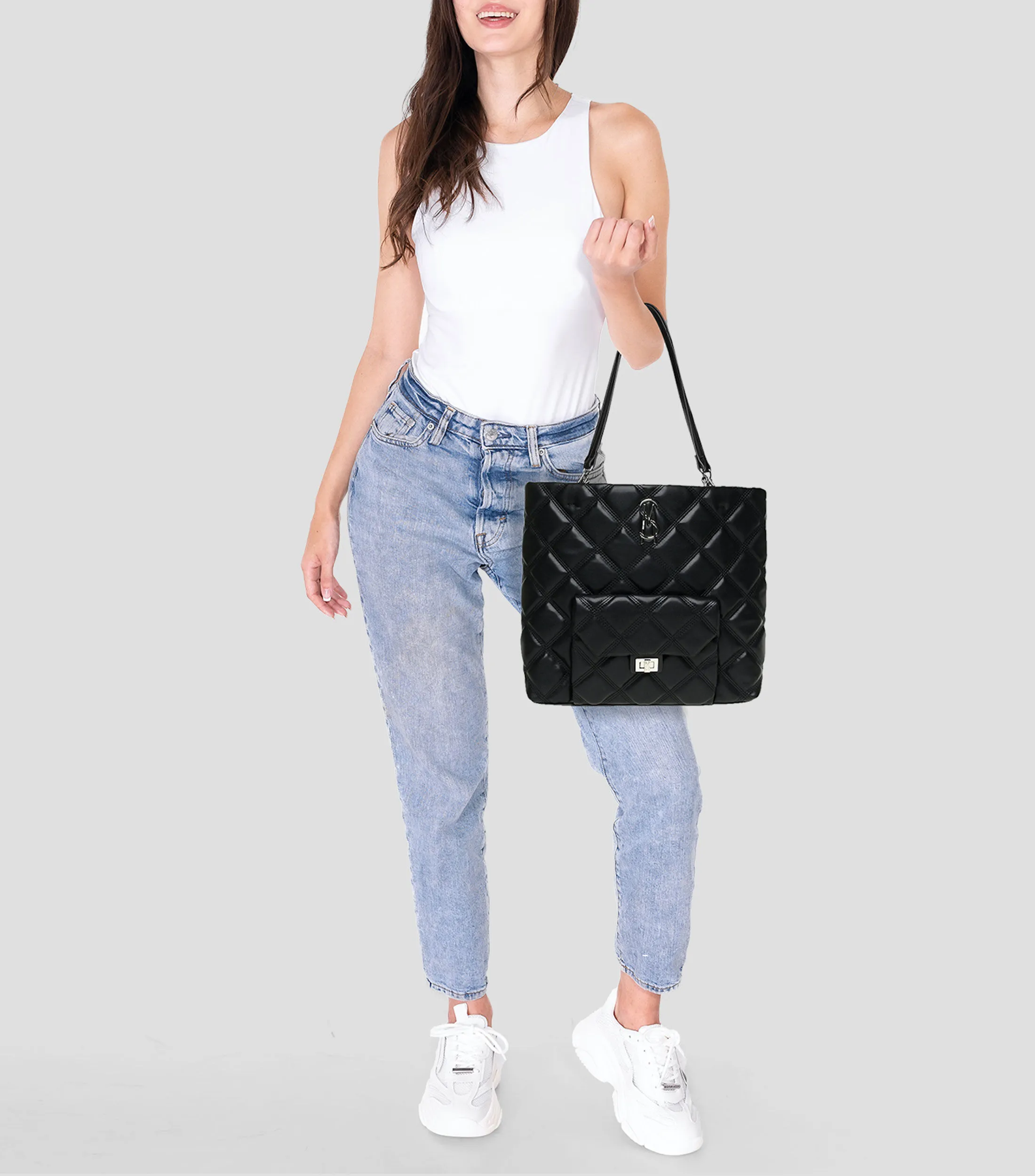 Steve Madden Bolso Tote capitonado Mujer