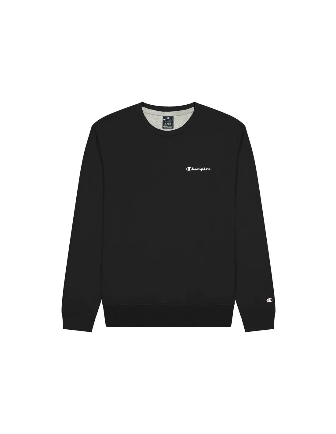 Sudadera Champion Spliced Script Logo Print Black