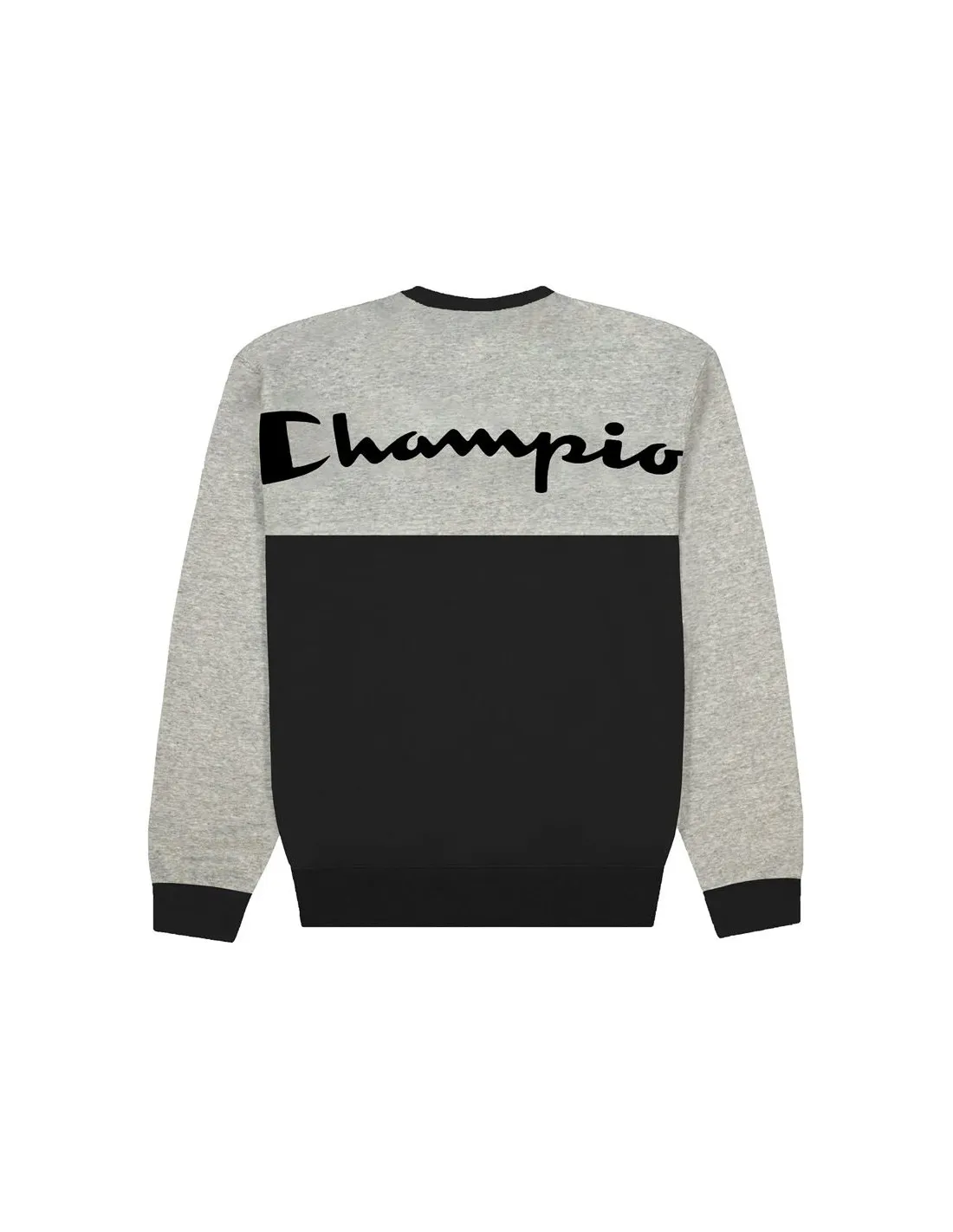 Sudadera Champion Spliced Script Logo Print Black