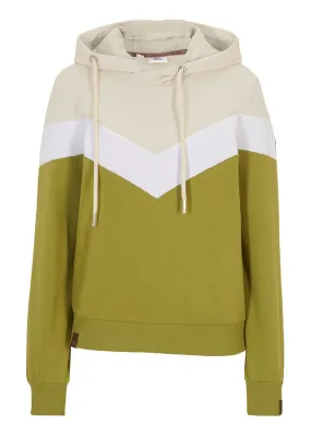 Sudadera con capucha Verde oliva-dorado