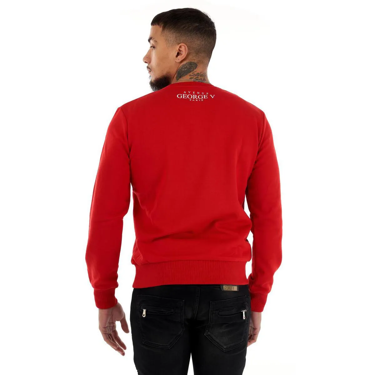 SUDADERA GEORGE V  GV2324 RED/RED