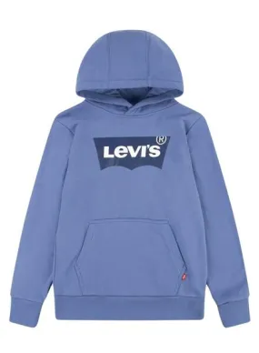 Sudadera Levis Batwing Capucha Azul Para Niño