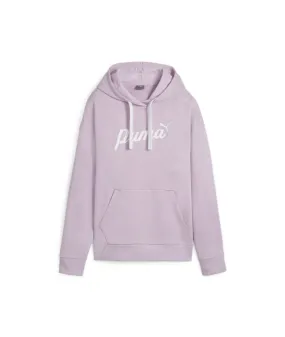 Sudadera Puma Essentials+ Script Mujer Lila