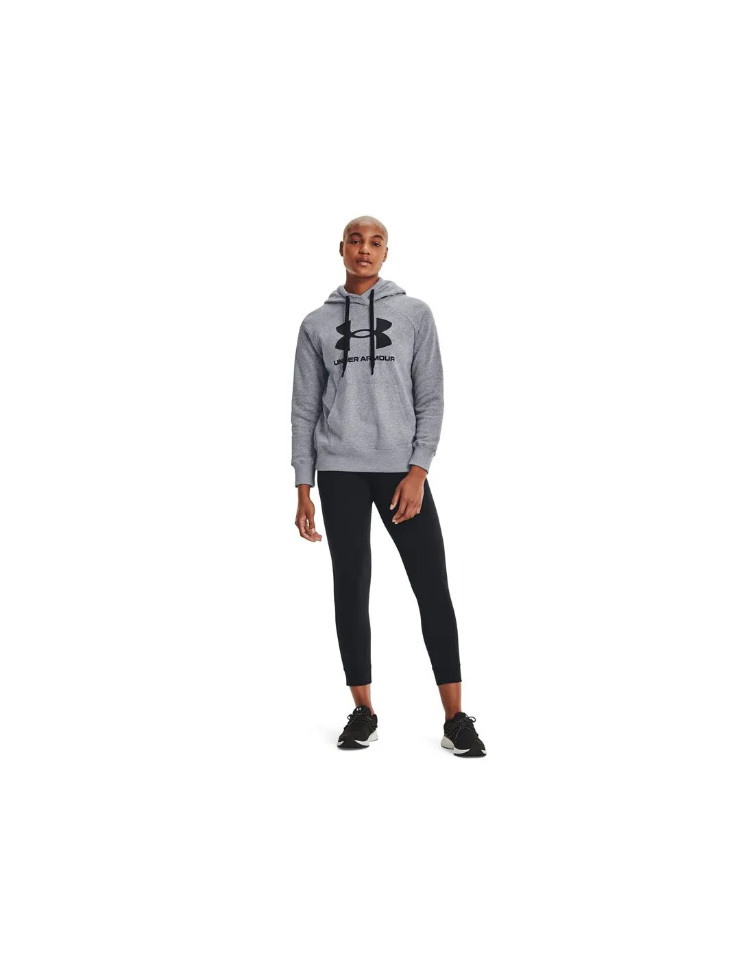 Sudadera Under Armour Rival Fleece Logo Mujer Grey