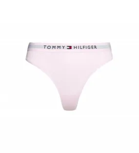 Tanga con cintura con logo rosa