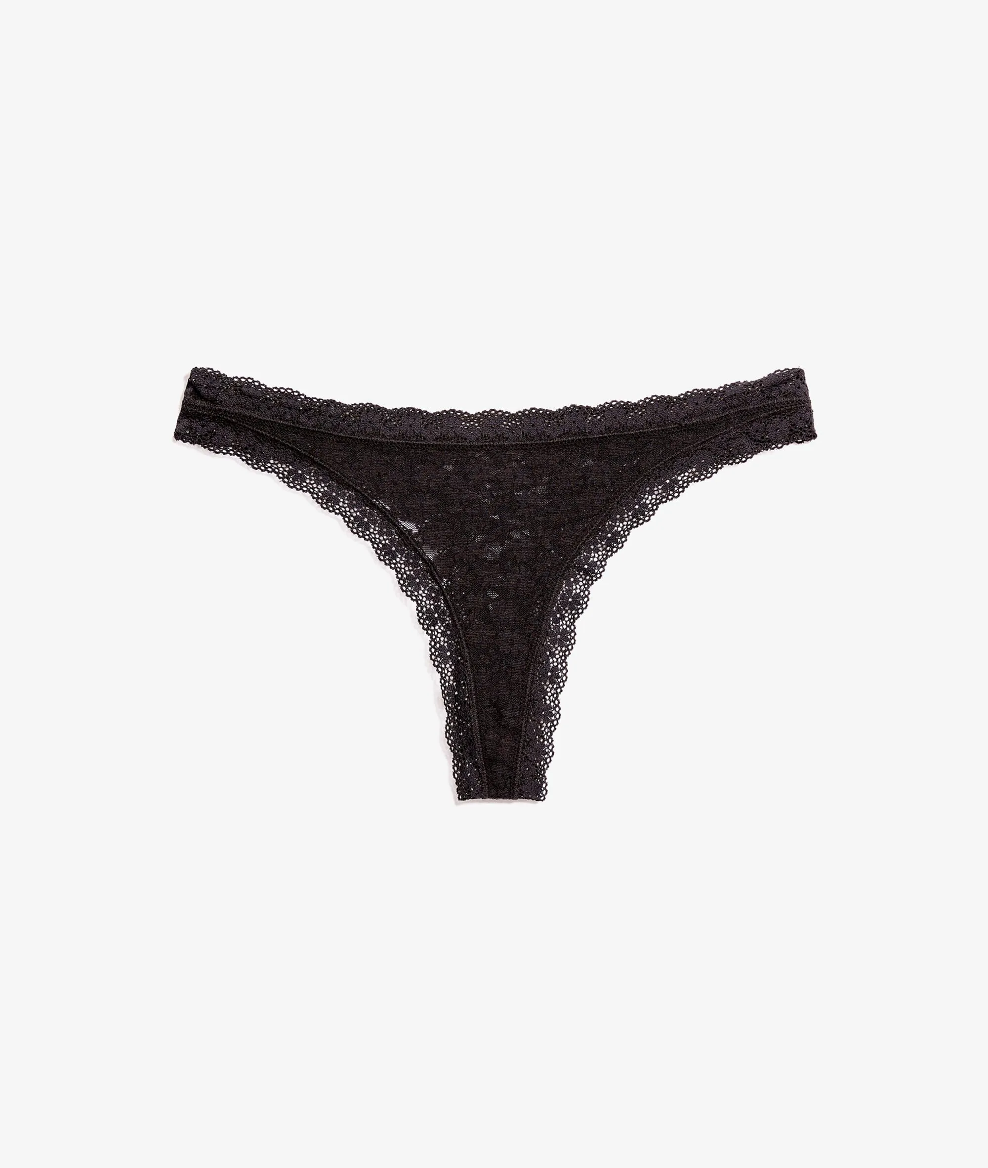 Tanga en dentelle HONEY NOIR - ETAM