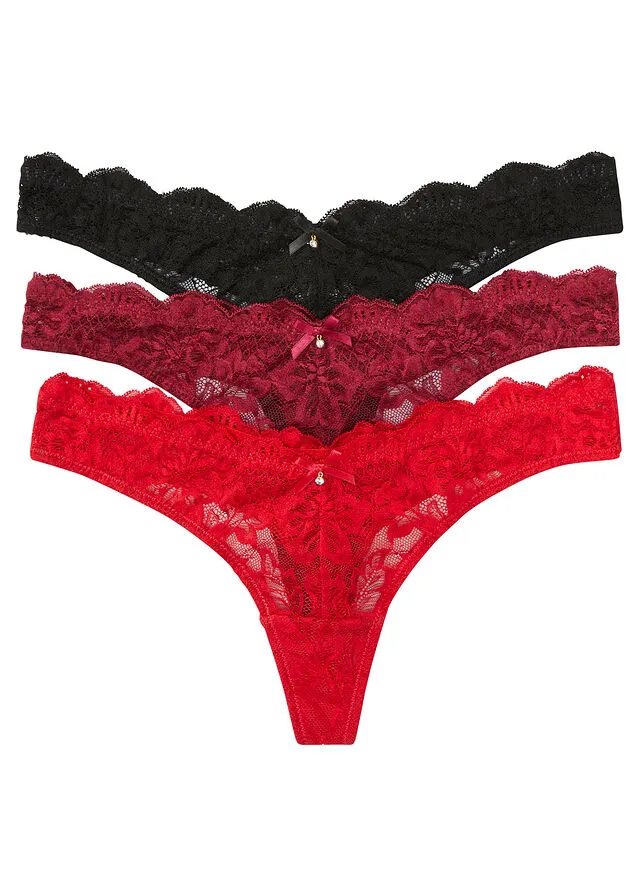 Tanga Negro-rojo salsa-rojo azalea