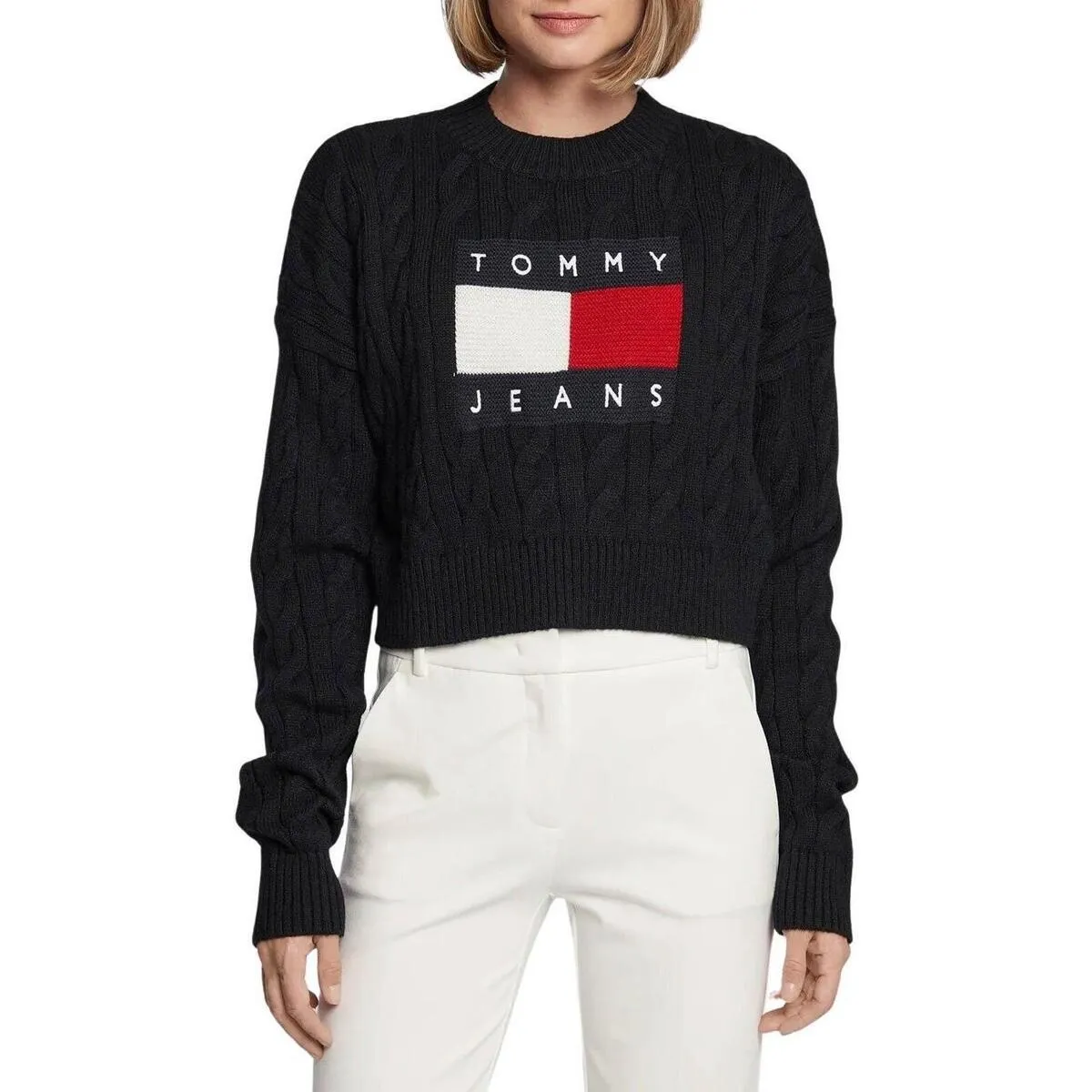 TJW BXY CENTER FLAG SWEATER