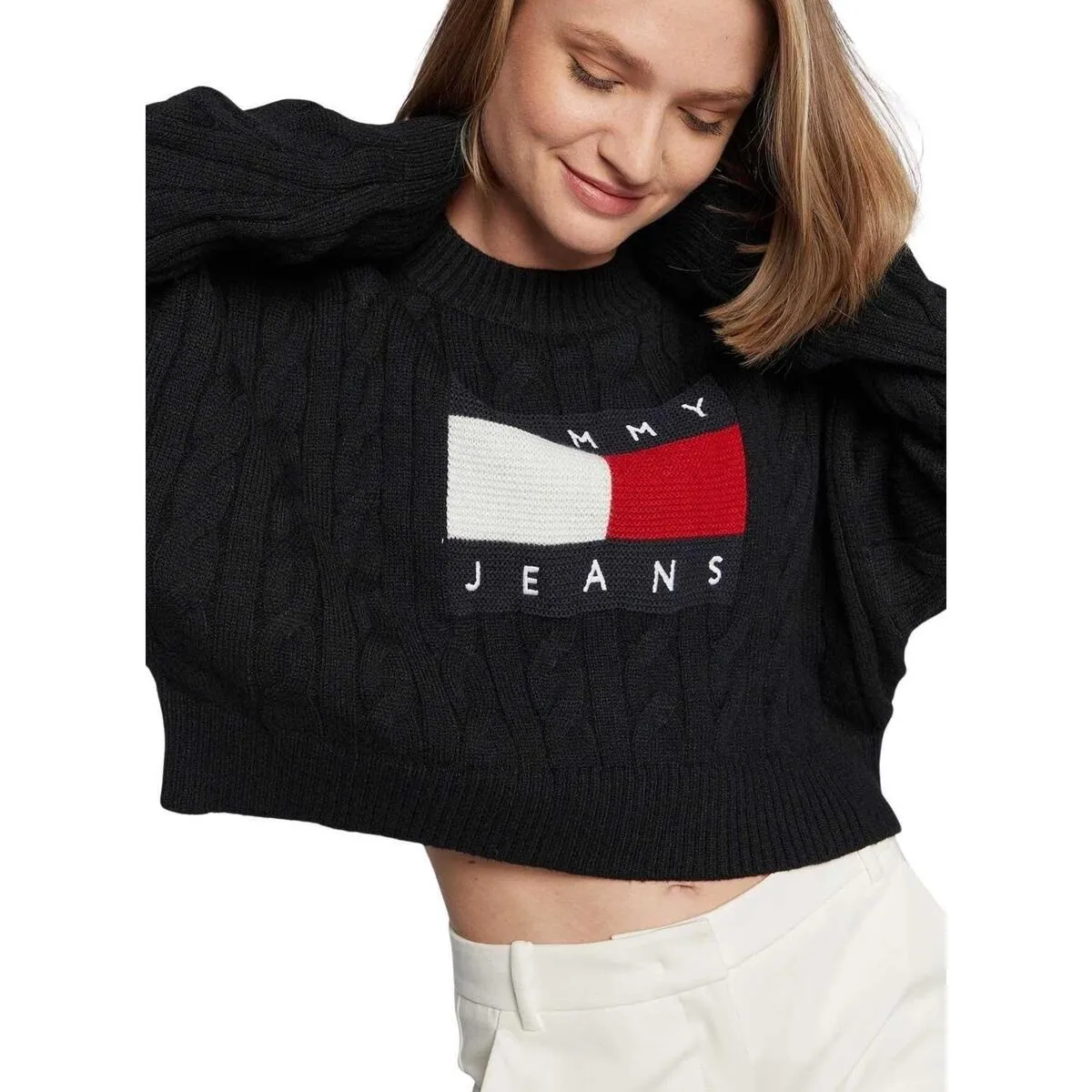 TJW BXY CENTER FLAG SWEATER