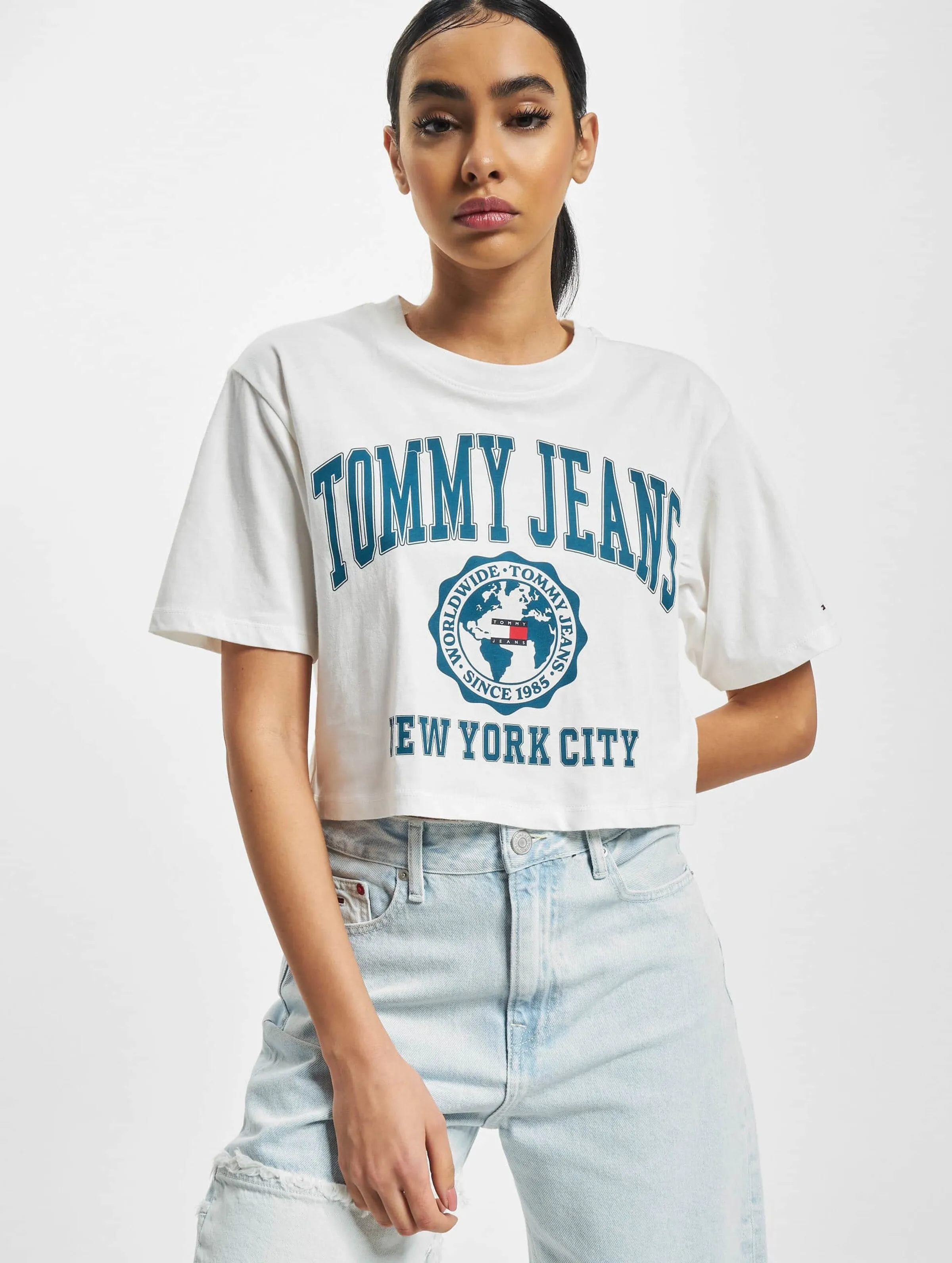 Tommy Jeans Super Crop College Logo