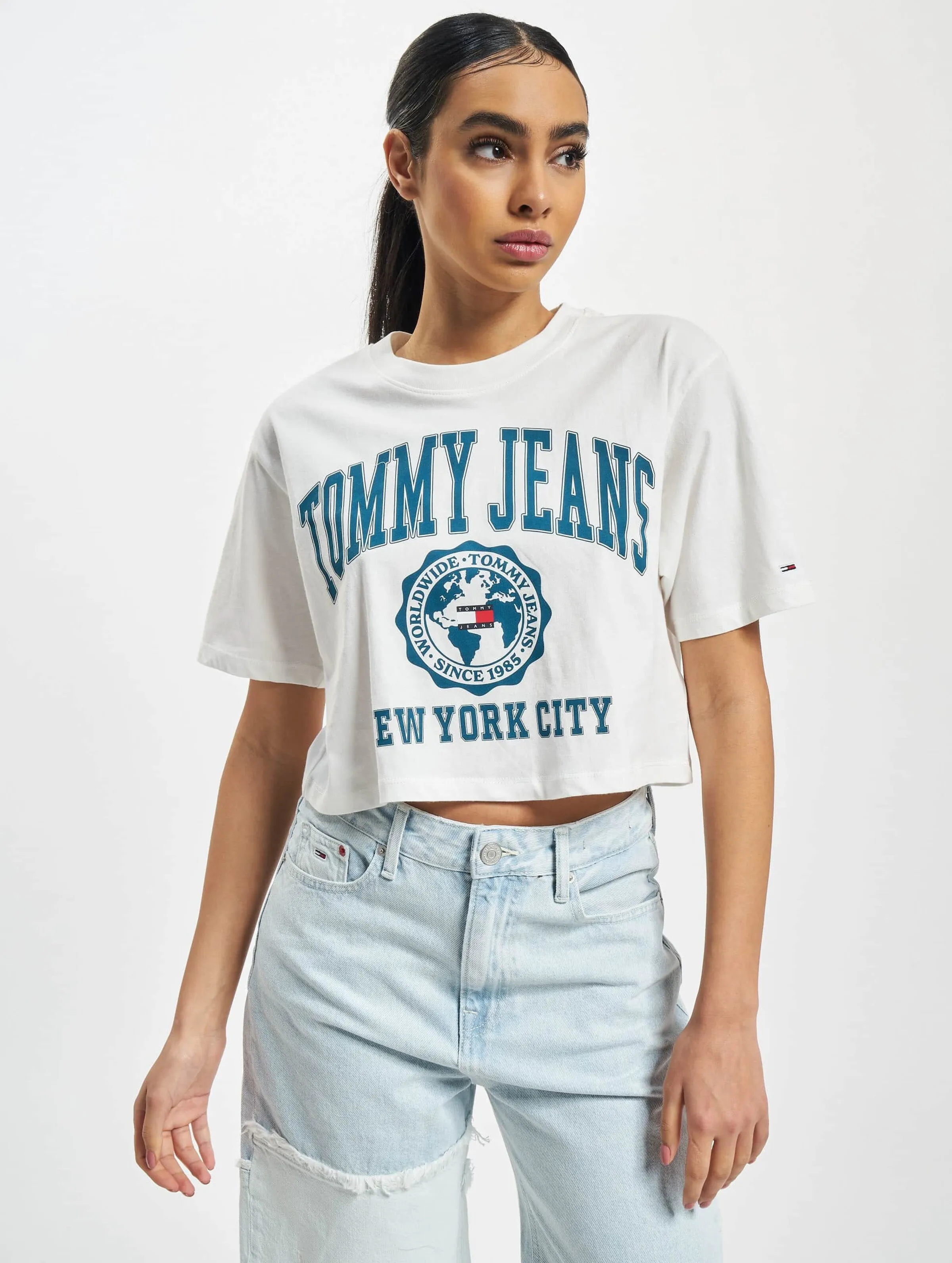 Tommy Jeans Super Crop College Logo