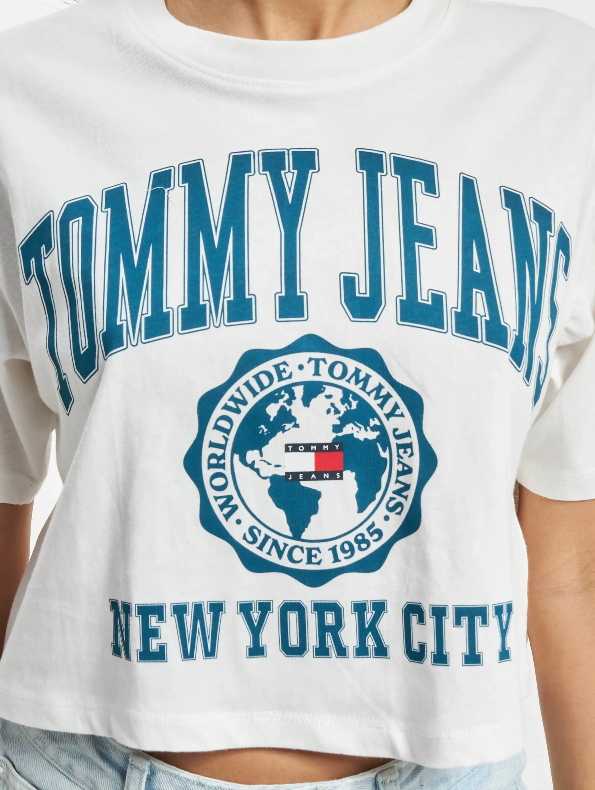 Tommy Jeans Super Crop College Logo