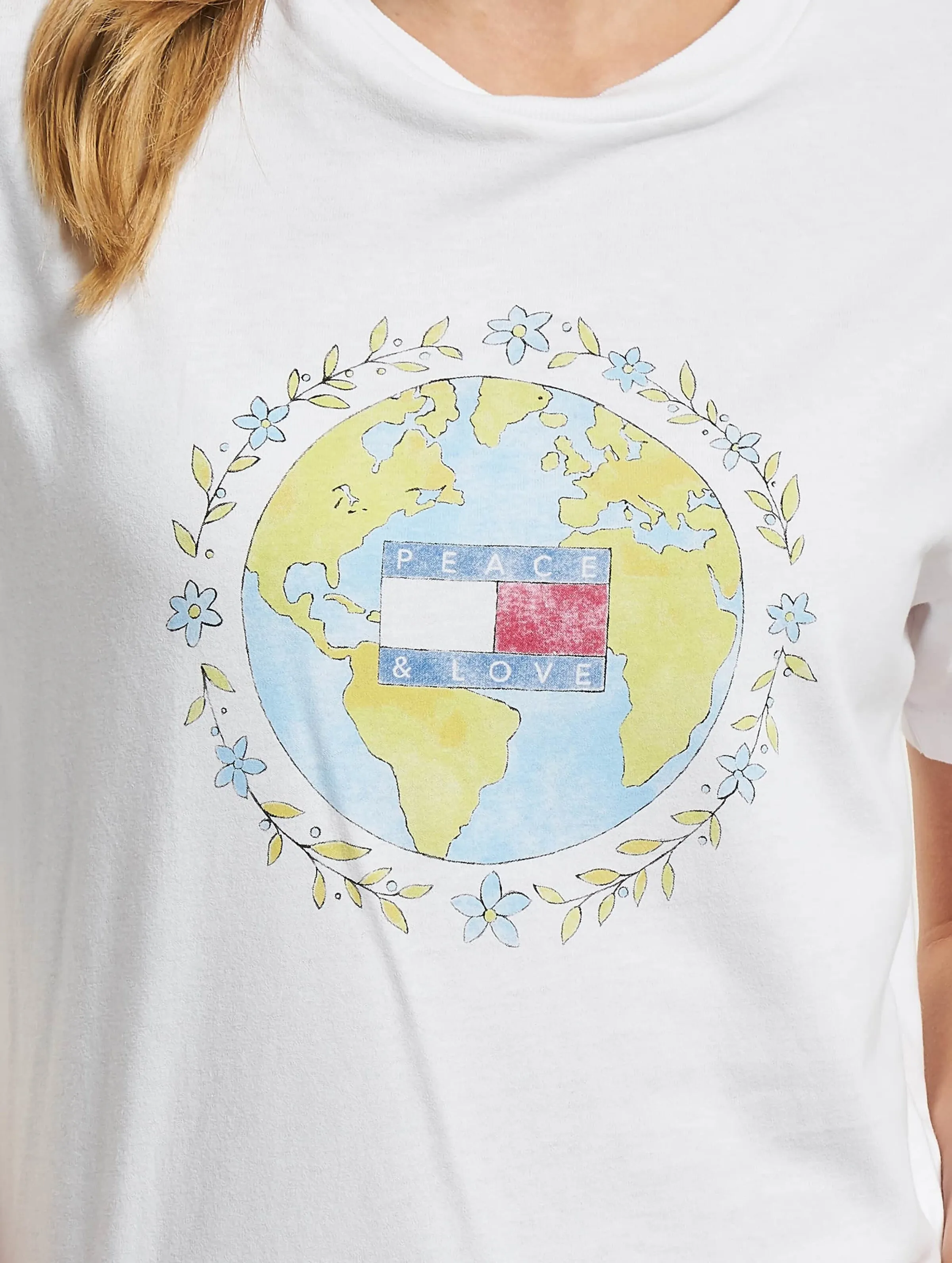 Tommy Jeans Tommy Jeans Crop Globe T-Shirt