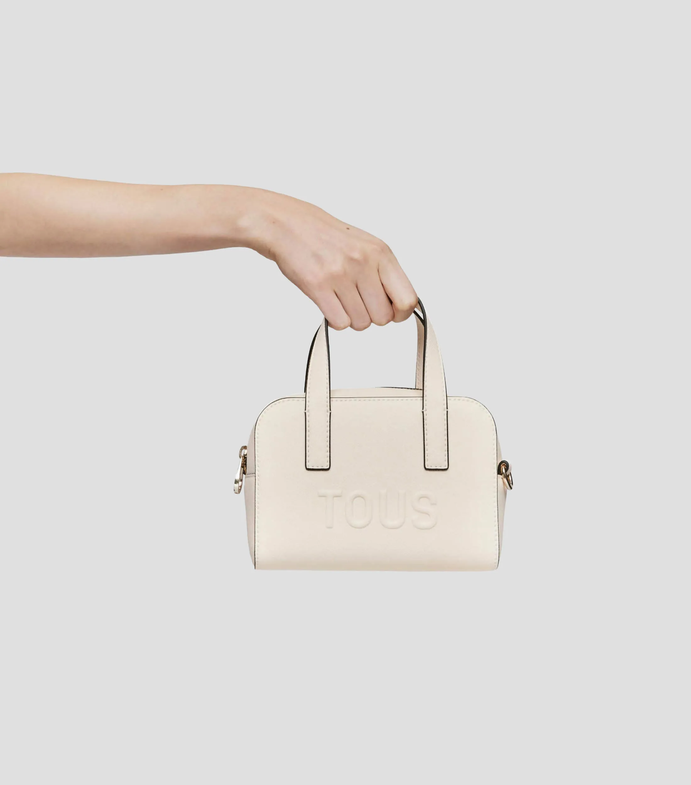 Tous Bolso crossbody beige bowling La Rue New Mujer