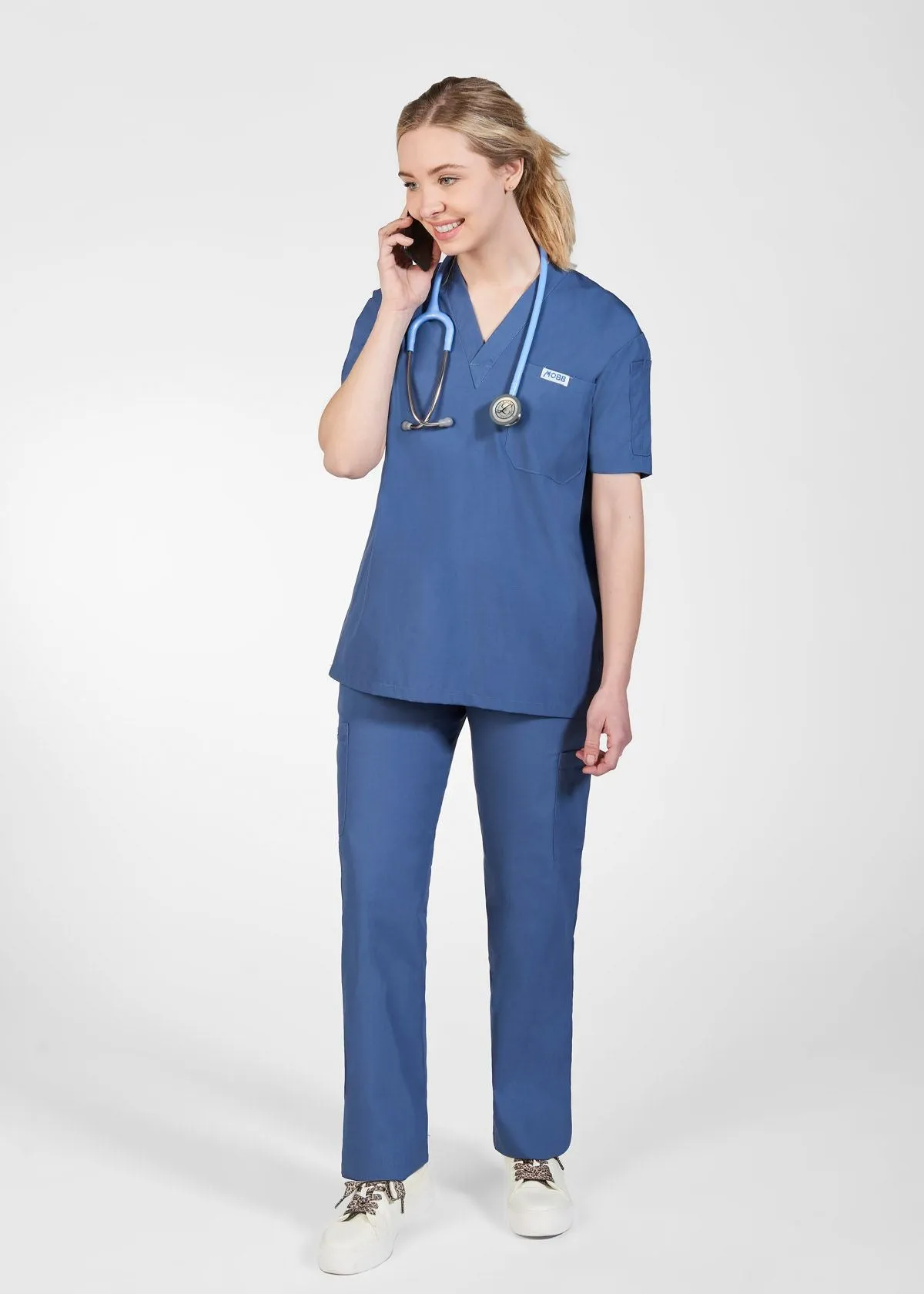 UNISEX VNECK SCRUB TOP 606T