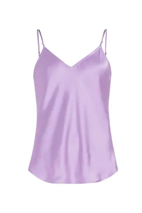 V-Neck Cami Top in Lilac