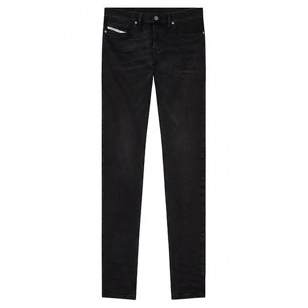 Vaqueros Diesel D-Luster Slim Stretch Denim Negro Lavado para Hombre 0IHAU