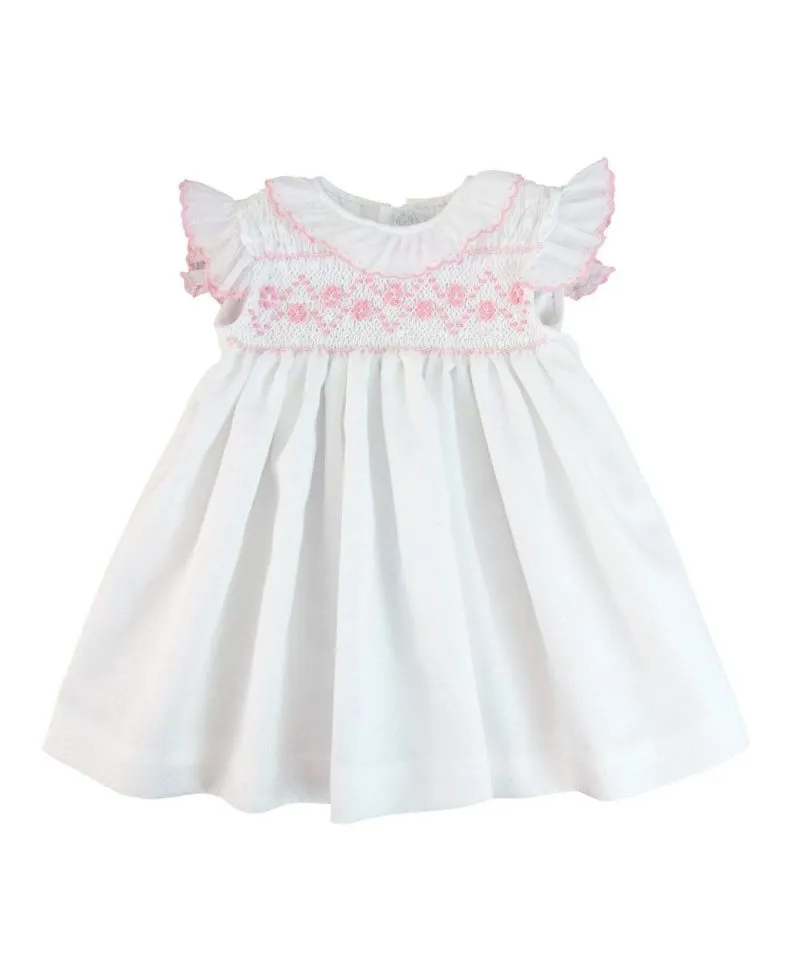 Vestido Bebe Niña Ro infantil Brillantina Rosa